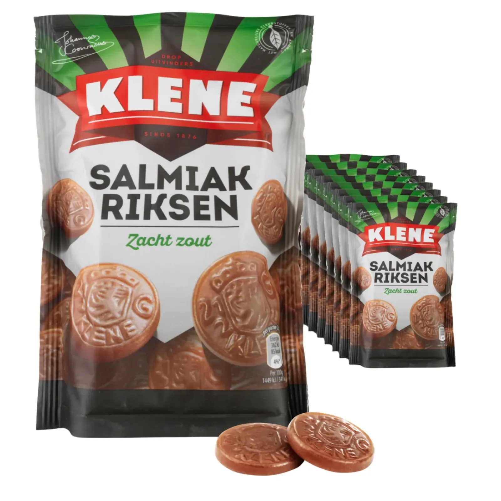 Klene Salmiakriksen zak (8x 210gr) Online