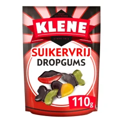 Klene Suikervrij Dropgums (12x 110gr) Hot