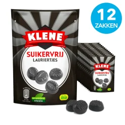 Klene Suikervrij Lauriertjes Zakje (12x 110gr) Clearance