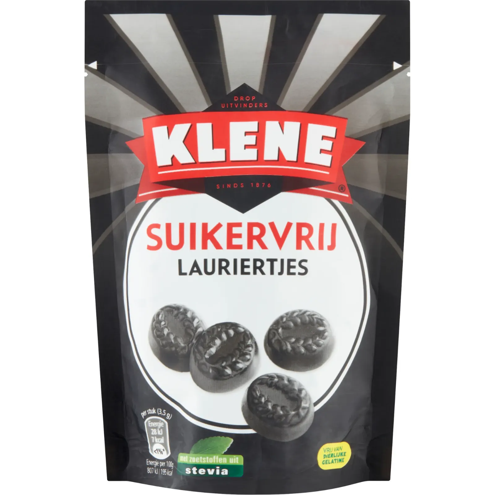 Klene Suikervrij Lauriertjes Zakje (12x 110gr) Clearance