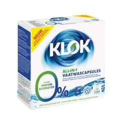 Klok ecologische vaatwascapsules (26x 18gr) New