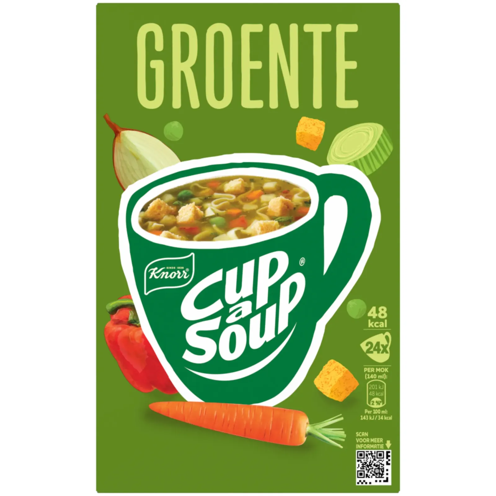Knorr Cup-a-Soup Groente (24×140 ml) Hot