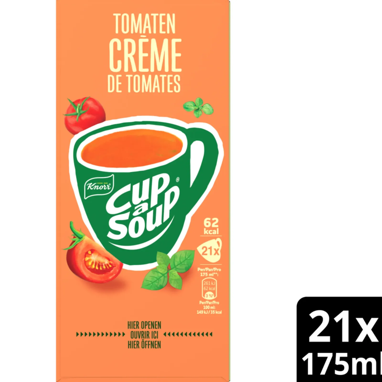 Knorr Cup-a-Soup Tomaten Créme (21 x 175 ml) Best