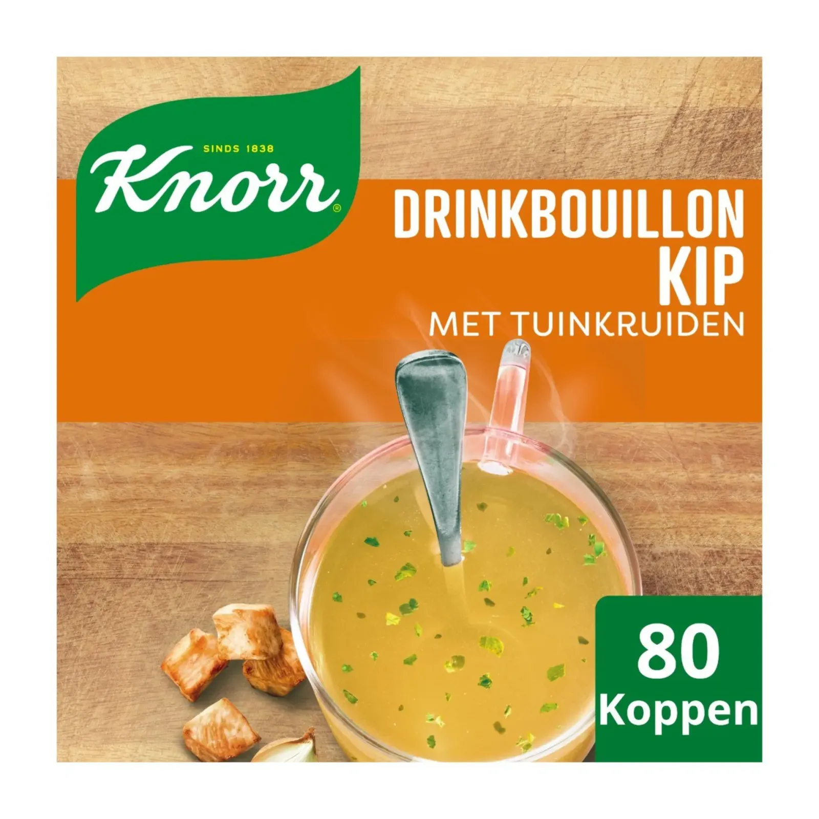 Knorr Drinkbouillon Kip Met Tuinkruiden (80 stuks) Hot