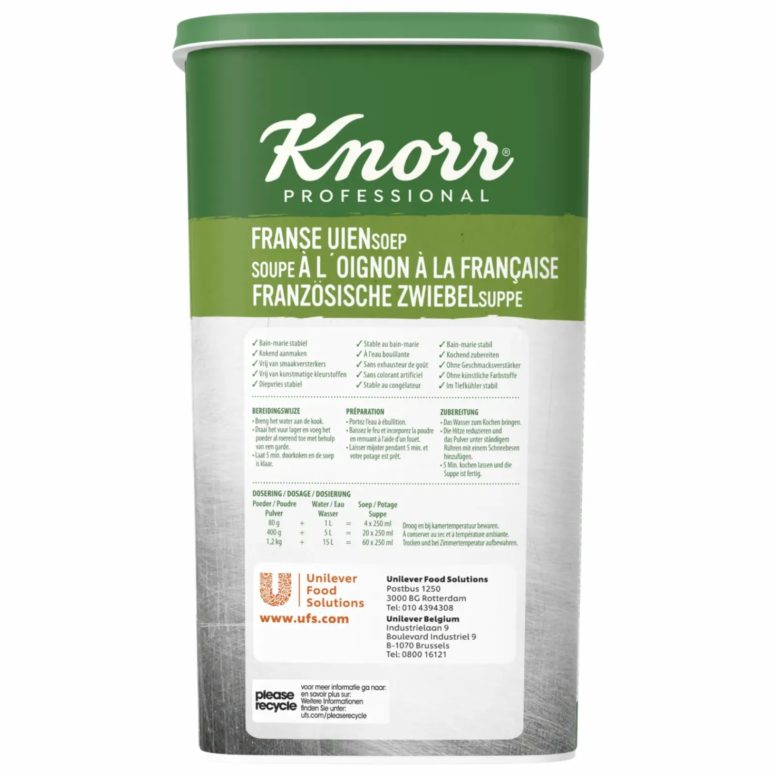 Knorr Franse Uiensoep (15 liter) New