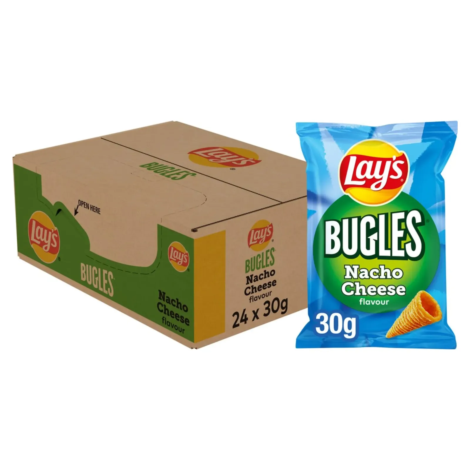 Lay's Lay’s Bugles Nacho Cheese (24x 125gr)