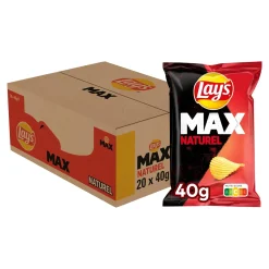 Lay's Lay’s MAX Naturel (20x40gr) Outlet