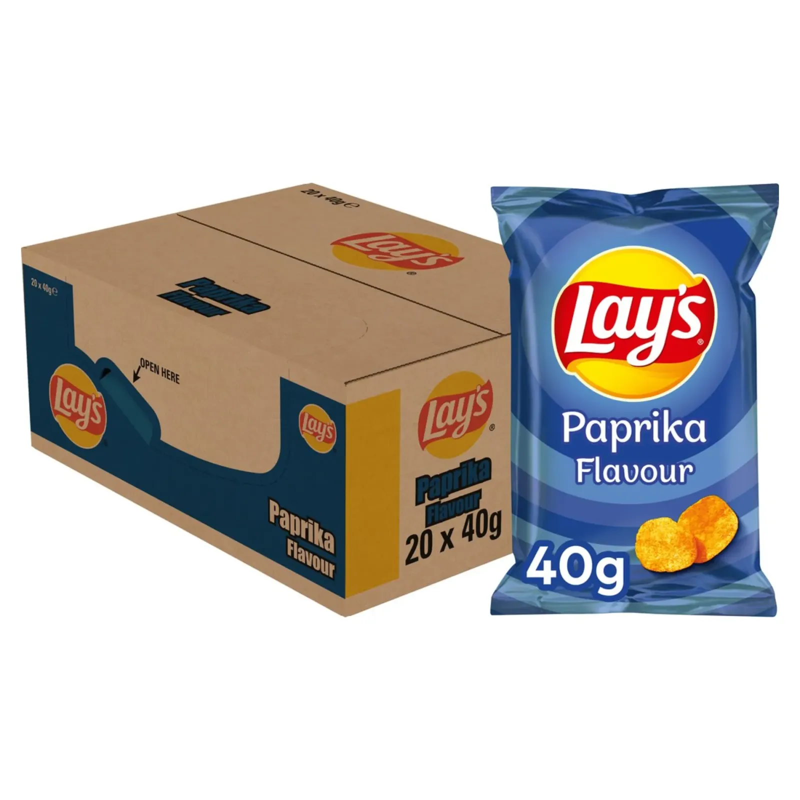 Lay's Lay’s Paprika Kleine Zakjes Chips (20x 40gr) Sale