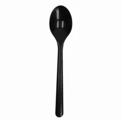 Lepel Herbruikbaar Zwart PP 185mm (50 stuks) Best