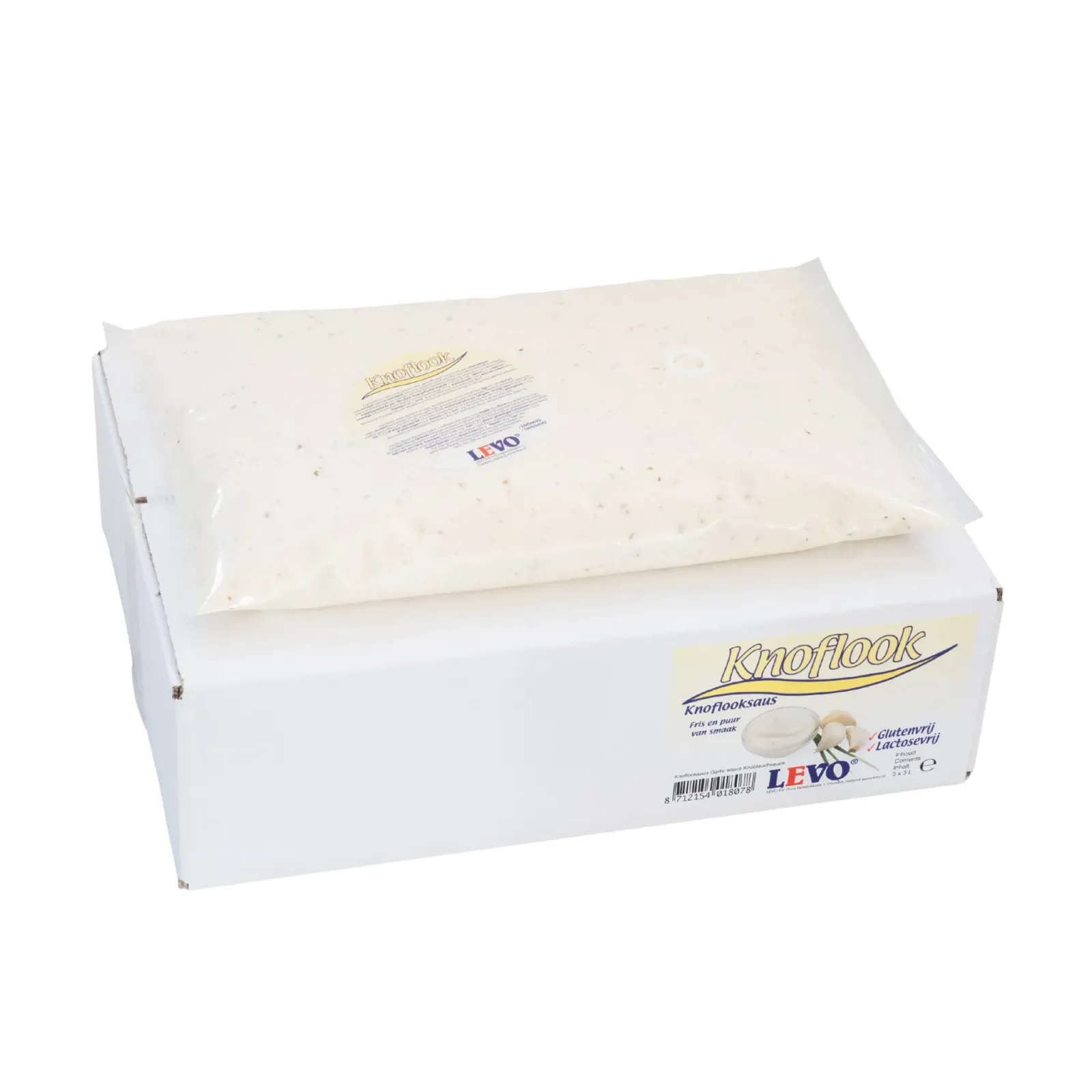Levo Knoflooksaus Packzak (3x 3 liter)
