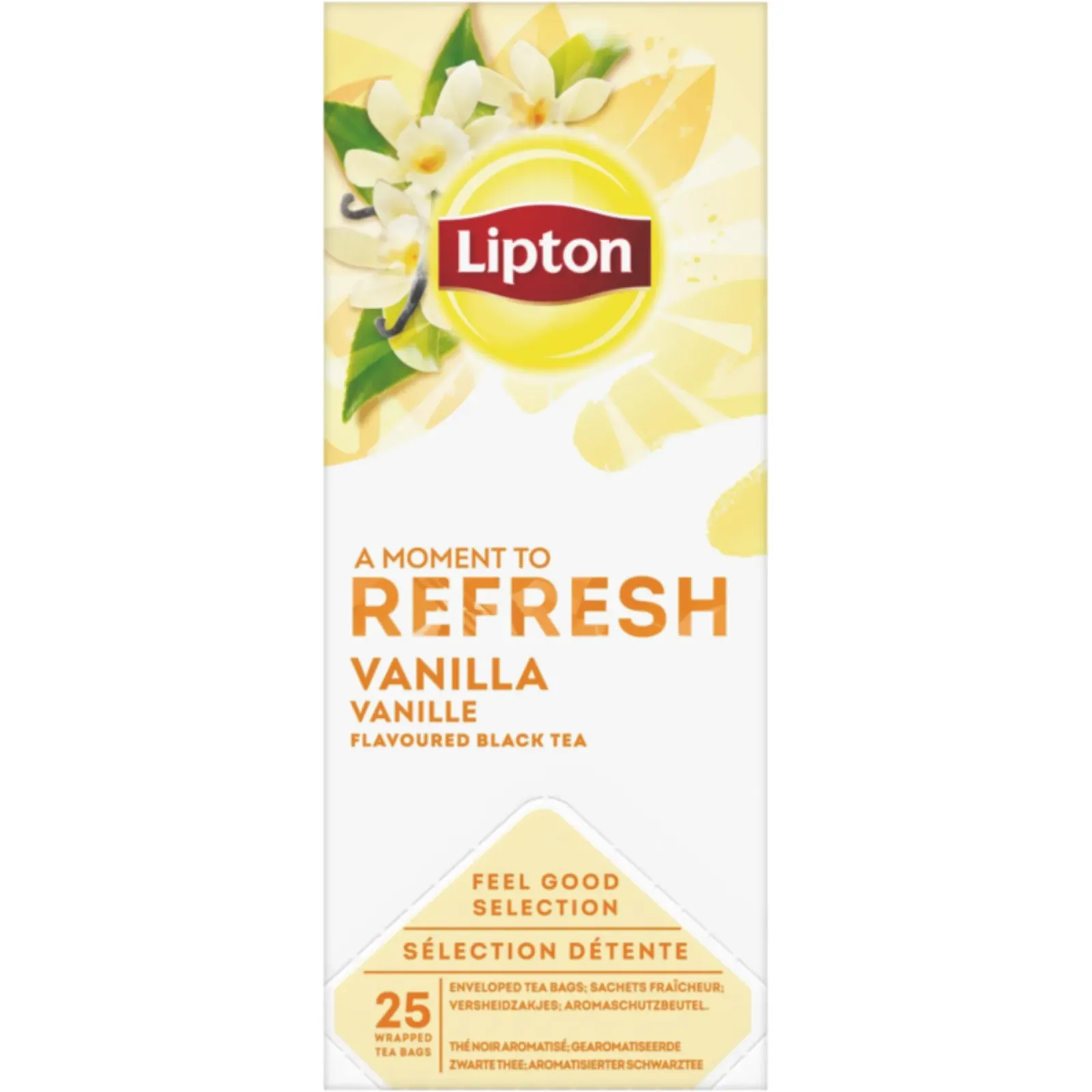 Lipton Feel Good Selection Thee Vanille 1,6gr (6x 25 stuks) New
