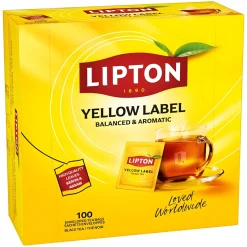 Lipton Feel Good Selection Thee Yellow Label (100 stuks) Hot
