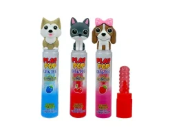 Funny Candy Lollie met kat of hond hoofd (18x 9gr)