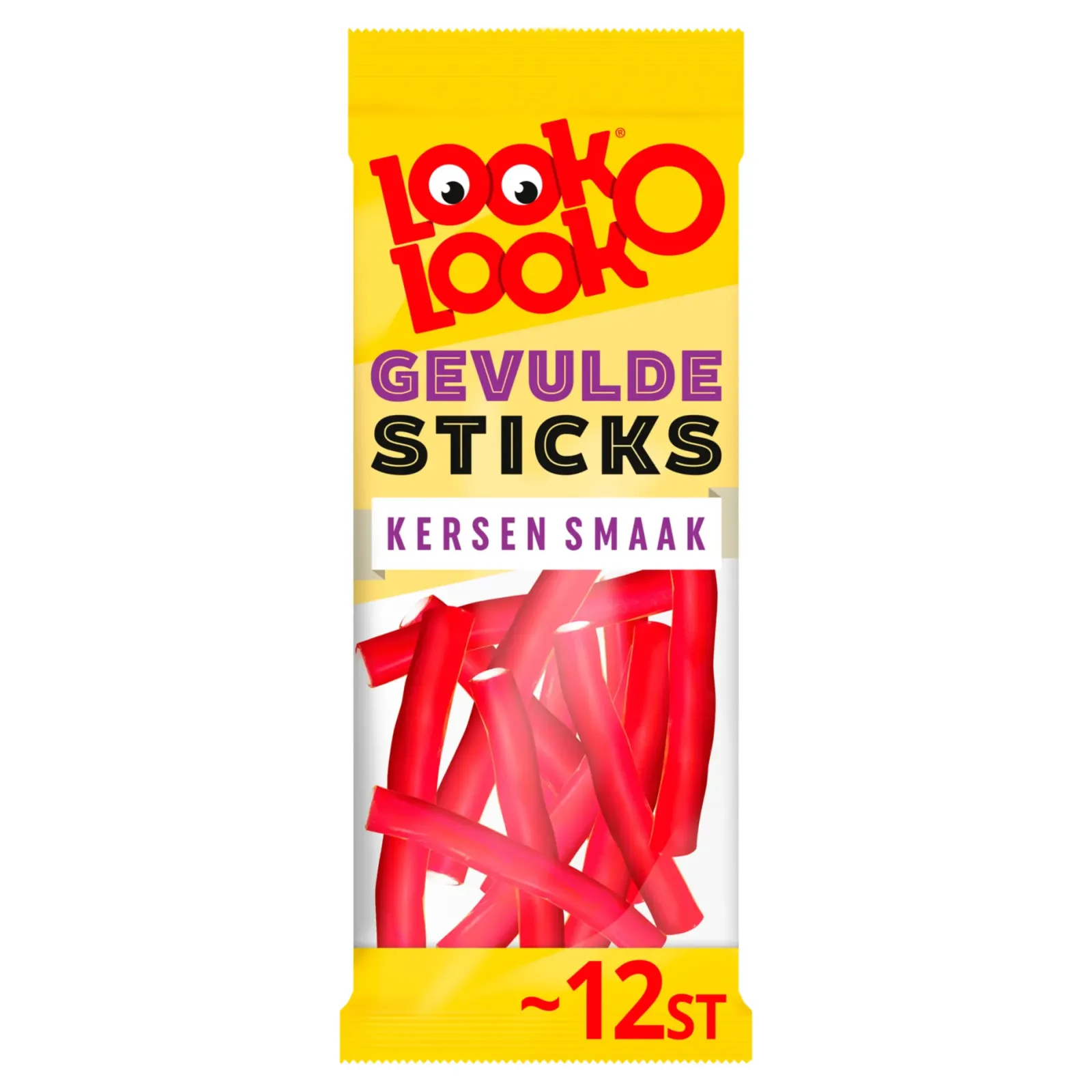 Look o Look Look-O-Look Gevulde Kersen Sticks (15x 115g) Clearance