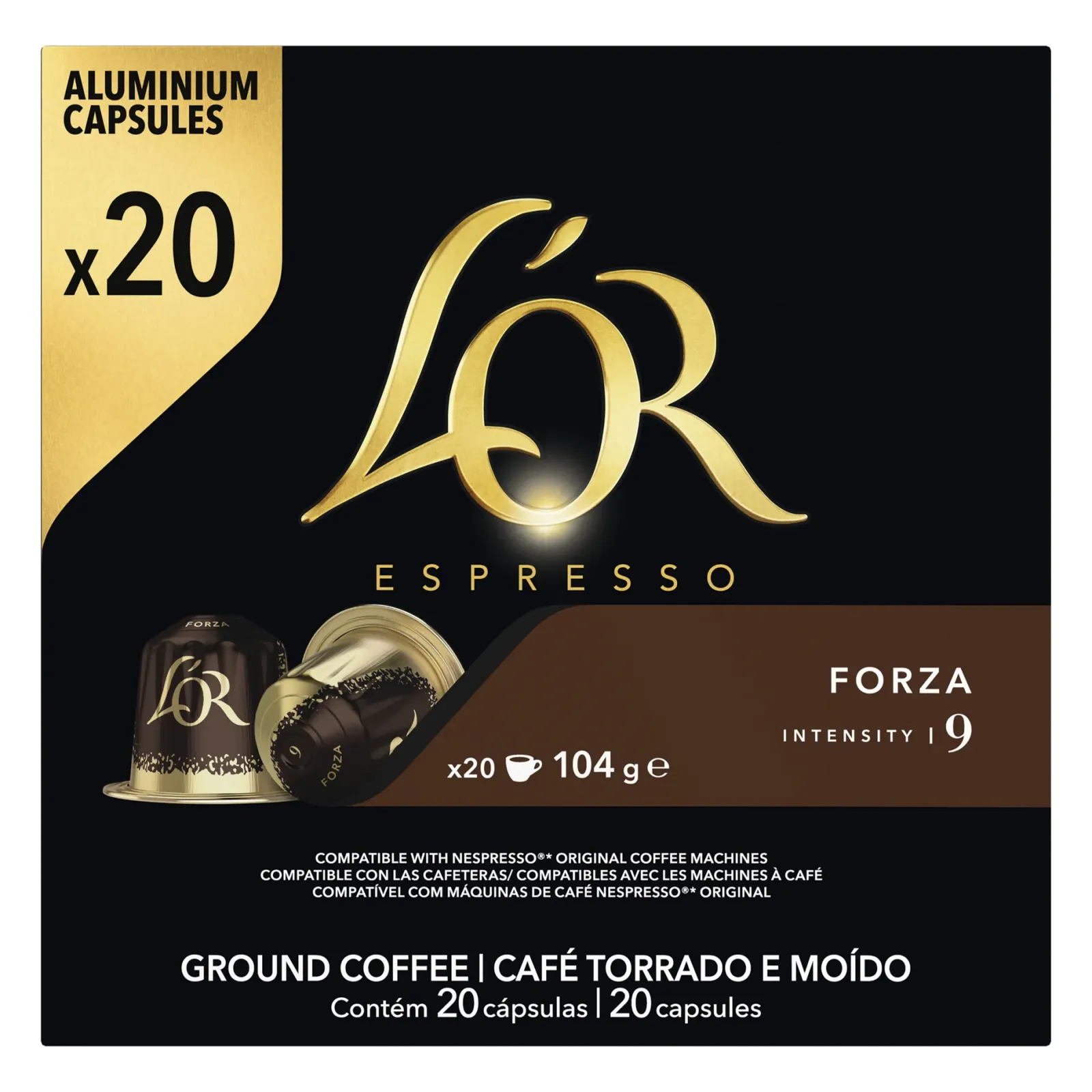 L'OR L’or Espresso Forza (20 cups) Hot