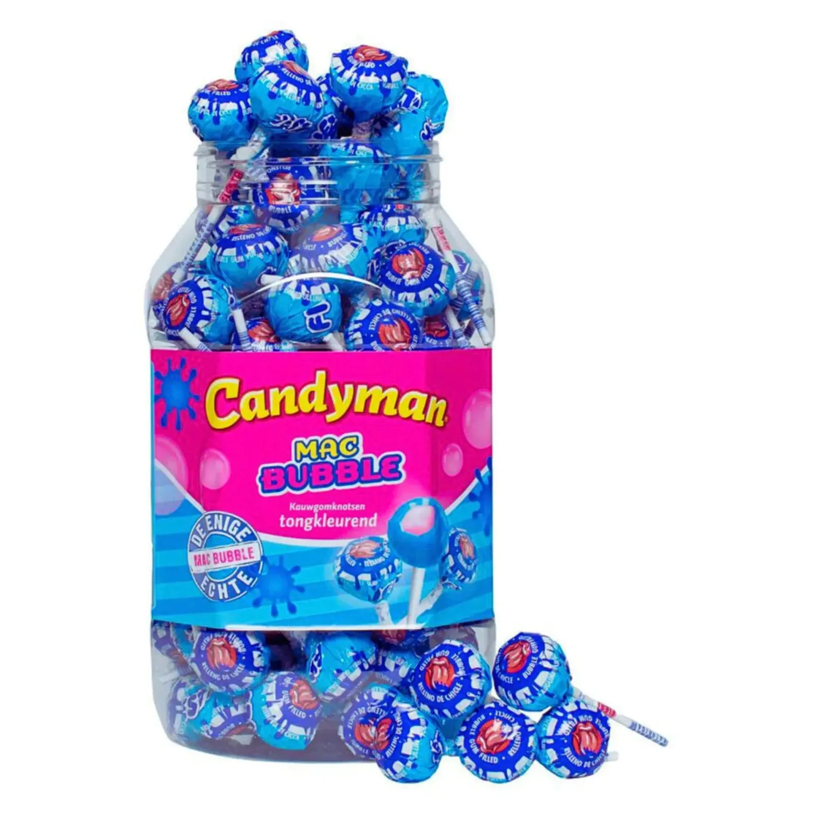 Candyman Mac Bubble Painter Lollie (100 stuks) Outlet
