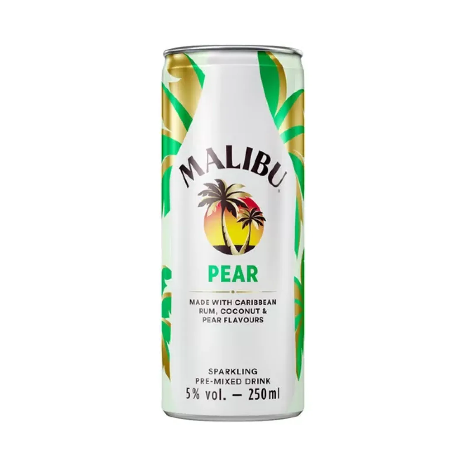 Malibu & pears blik (12x 25cl) Discount