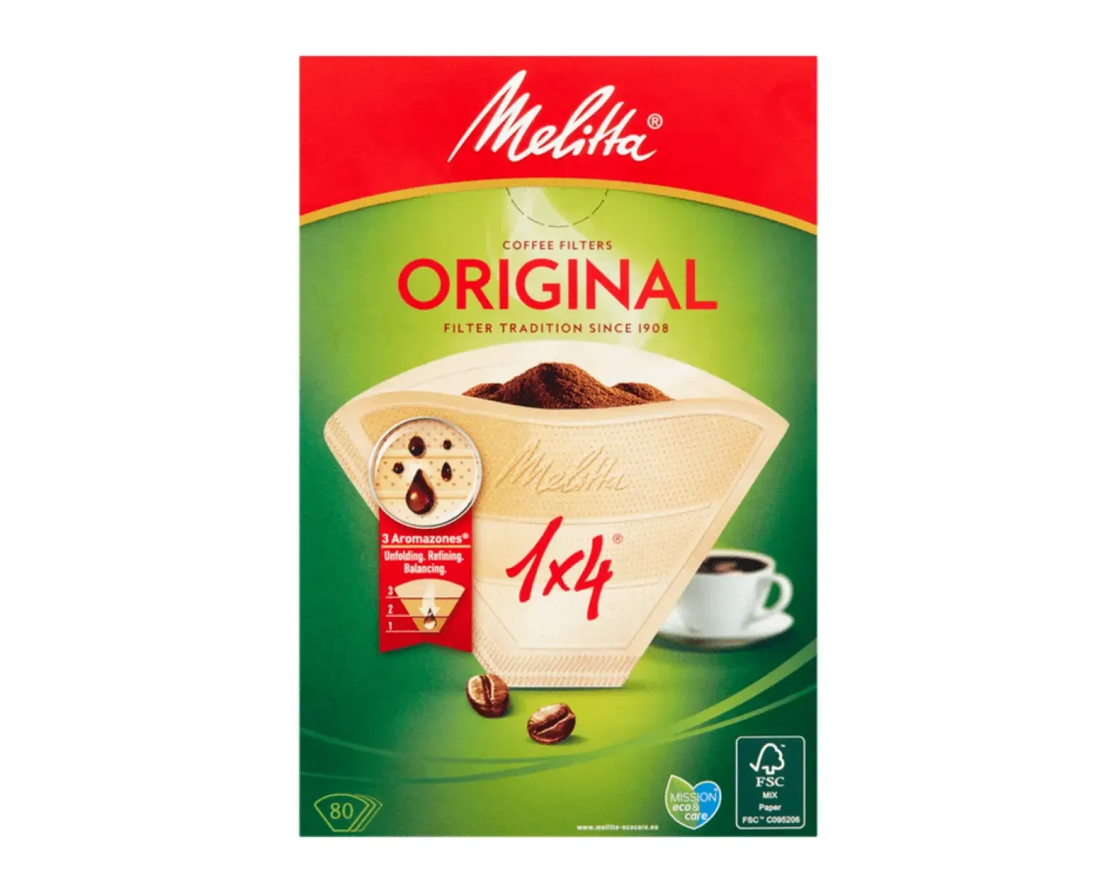 Melitta Koffiefilterzakjes 1×4 Doosje (9x 80 stuks) Online