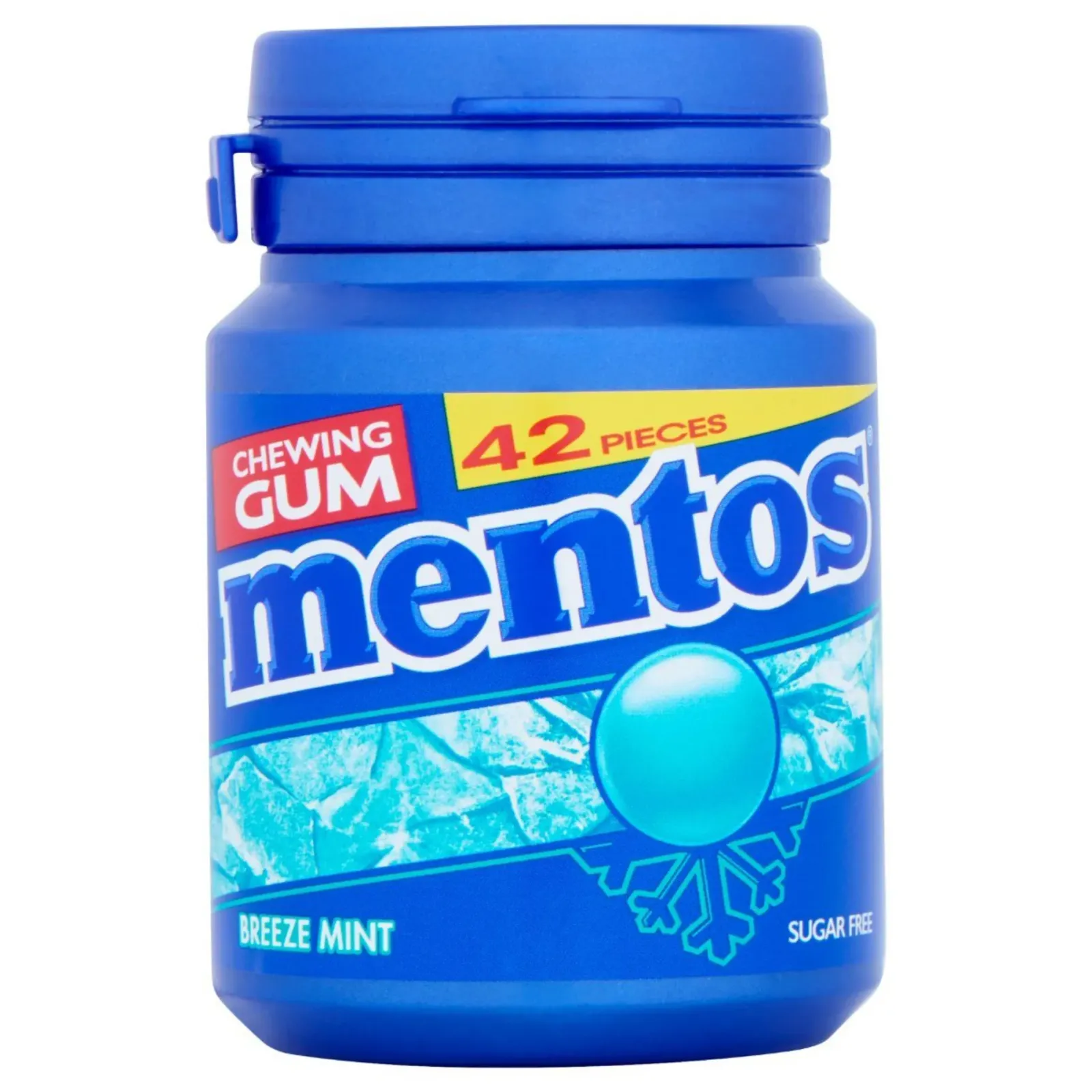 Mentos Kauwgom Breeze Mint Bottle (6x 42 stuks) Hot
