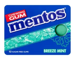 Mentos Kauwgom Breeze Mint Suikervrij Blister (12 stuks) Sale
