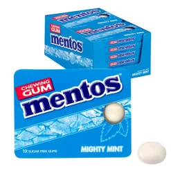 Mentos Kauwgom Mighty Mint Blister (12 stuks) New