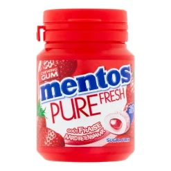Mentos Kauwgom Pure Fresh Aardbei (6x 30 stuks) Outlet