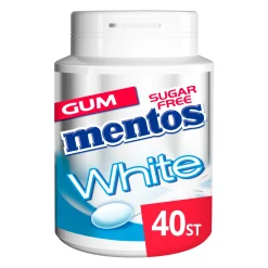 Mentos Kauwgom White Sweetmint Bottle (6x 40 stuks) Outlet