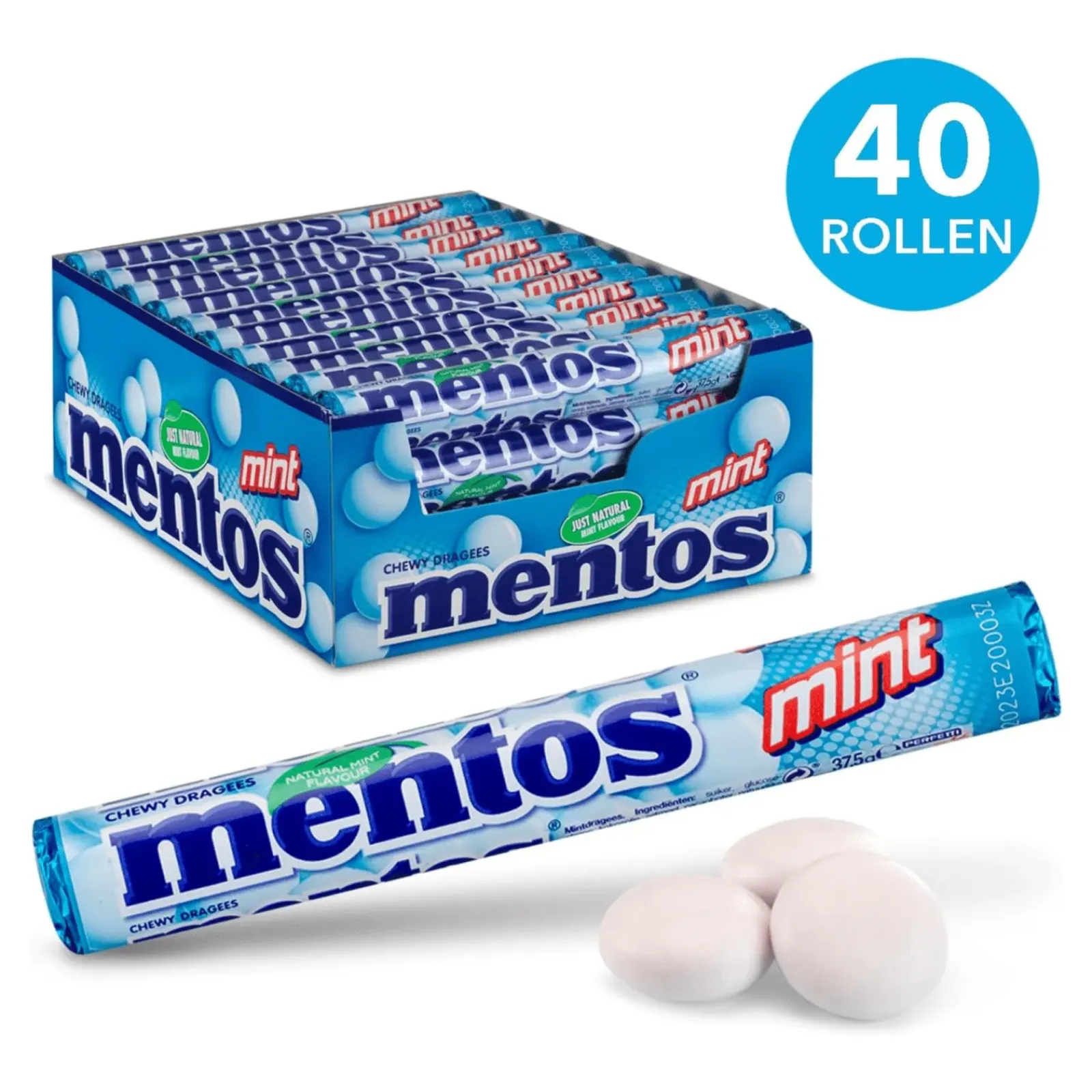 Mentos Mint Rol (40x 37,5gr) Sale