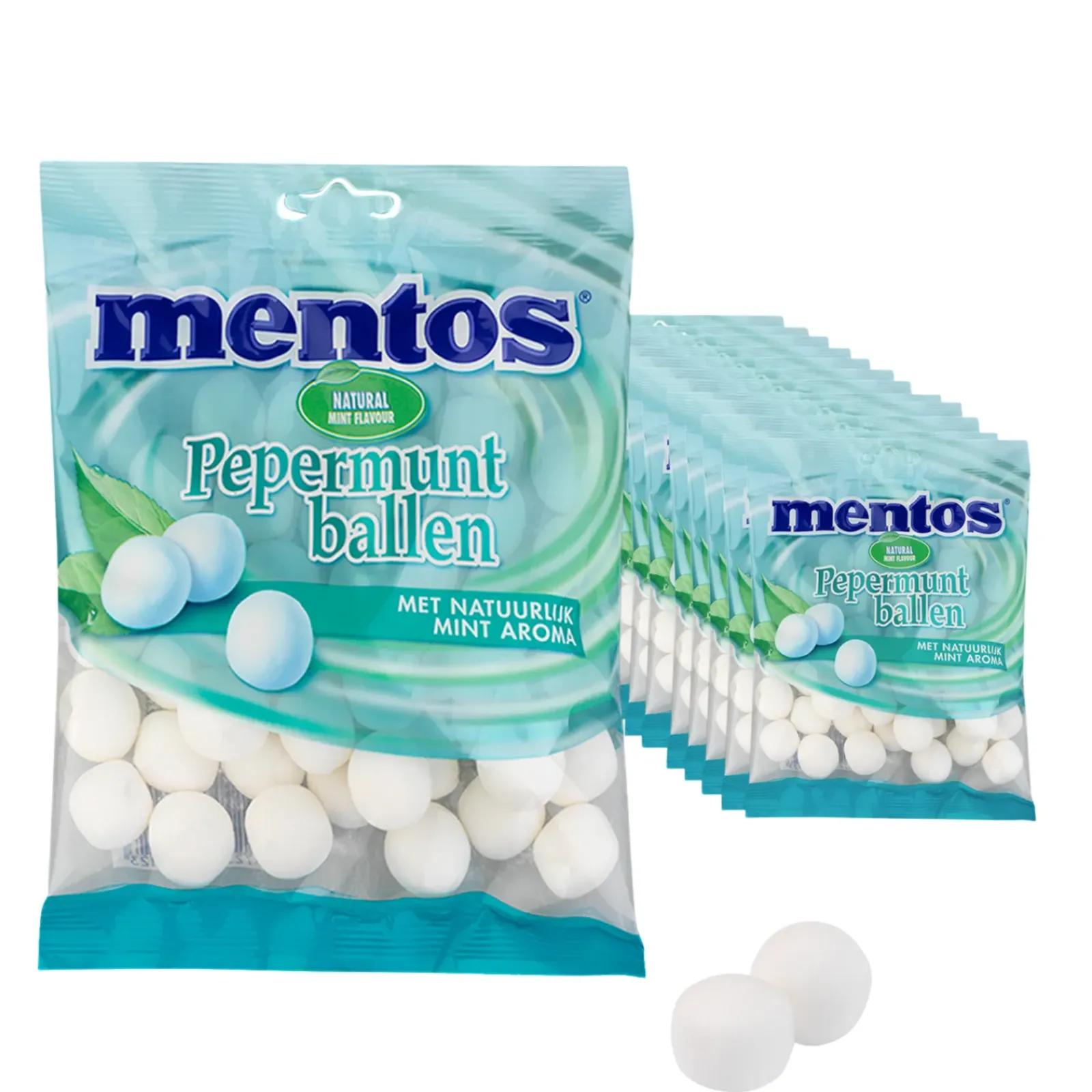 Mentos Pepermuntballen (12x 220gr) Outlet