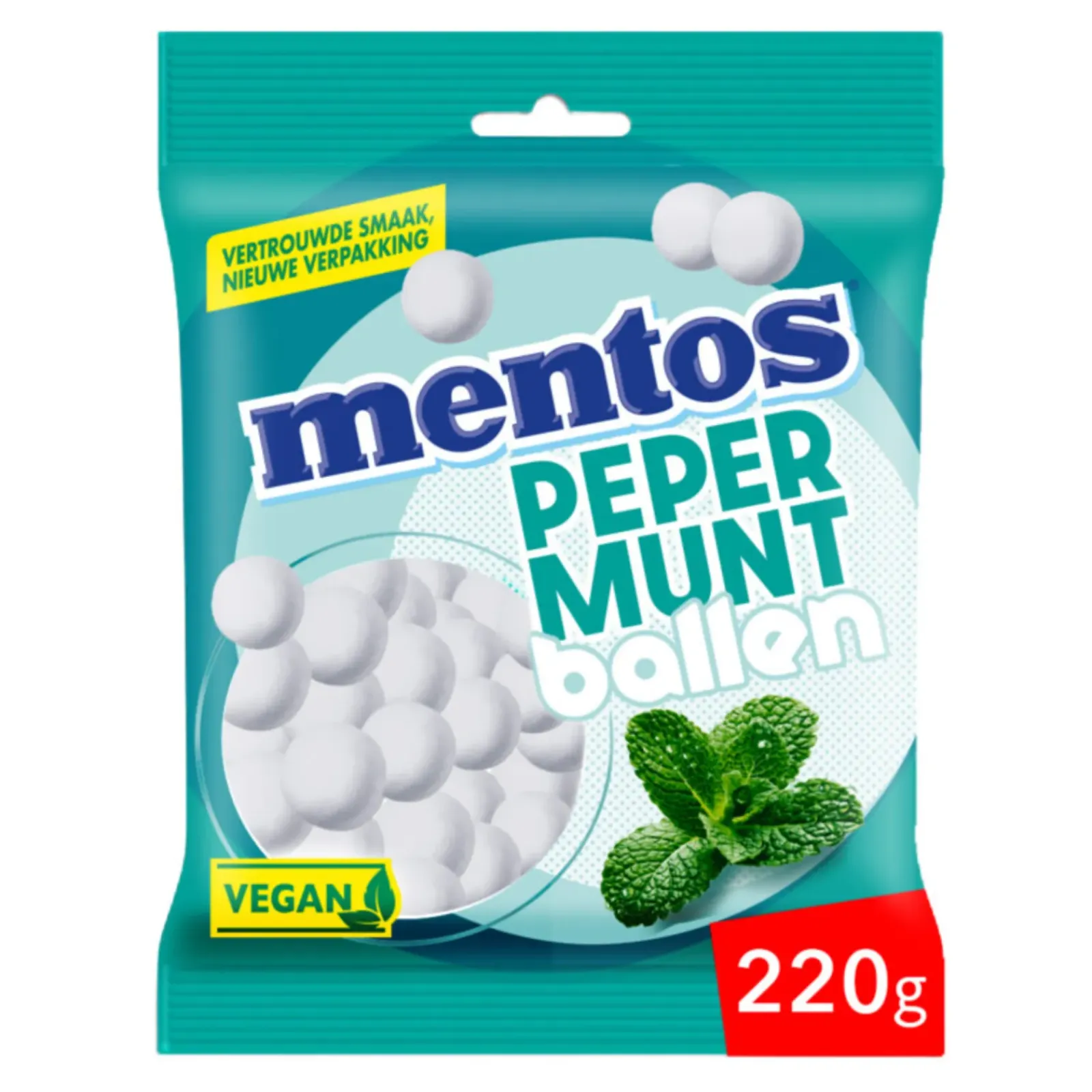 Mentos Pepermuntballen (12x 220gr) Outlet