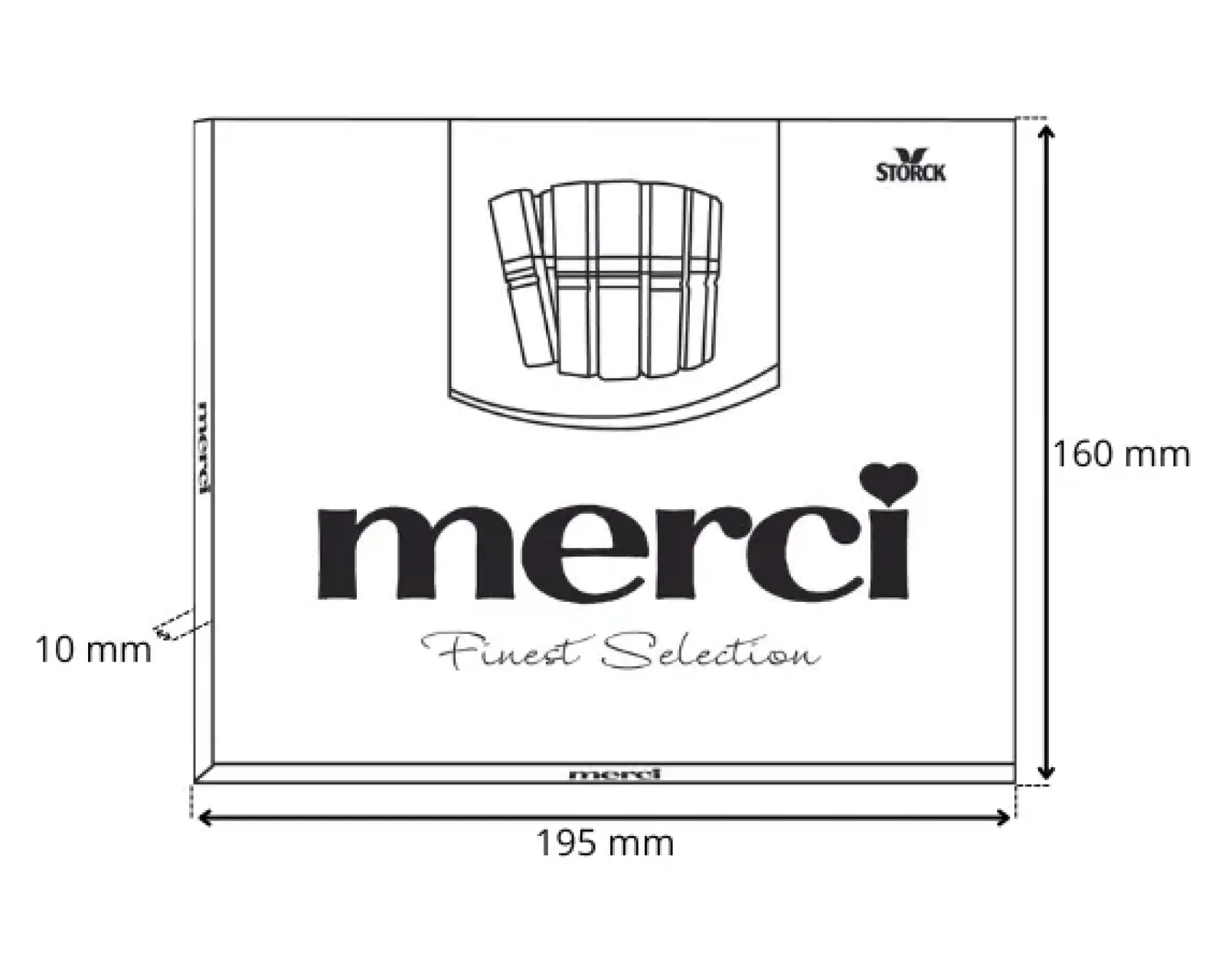 Merci Finest Selection Assortiment (10x 250gr) Hot