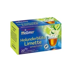 Messmer Holunderblute Limette 20x 2.50gr (10 stuks) Clearance
