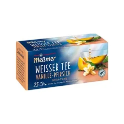 Messmer Weisser Tee Vanille Pfirsich 25x 1.40gr (12 stuks) Hot