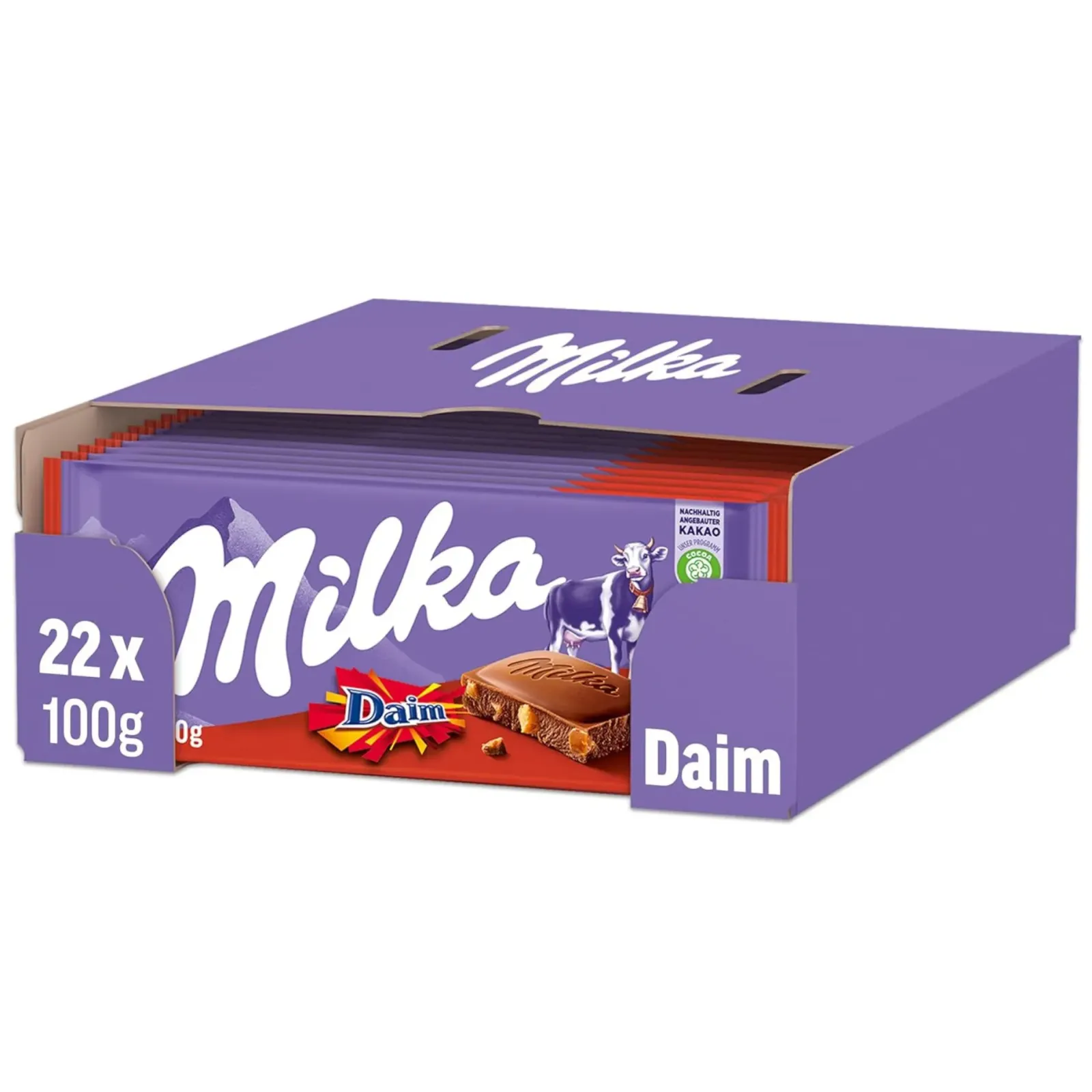 Milka Tablet Daim (22x 100gr) Online