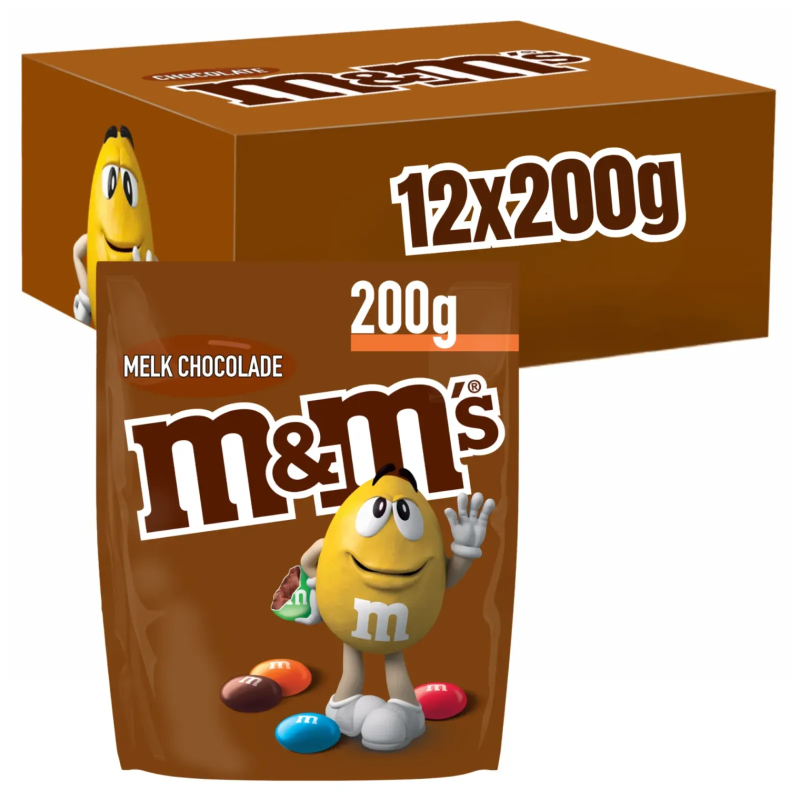 M&M's M&M’s Choco Zak (12x 200gr) Outlet