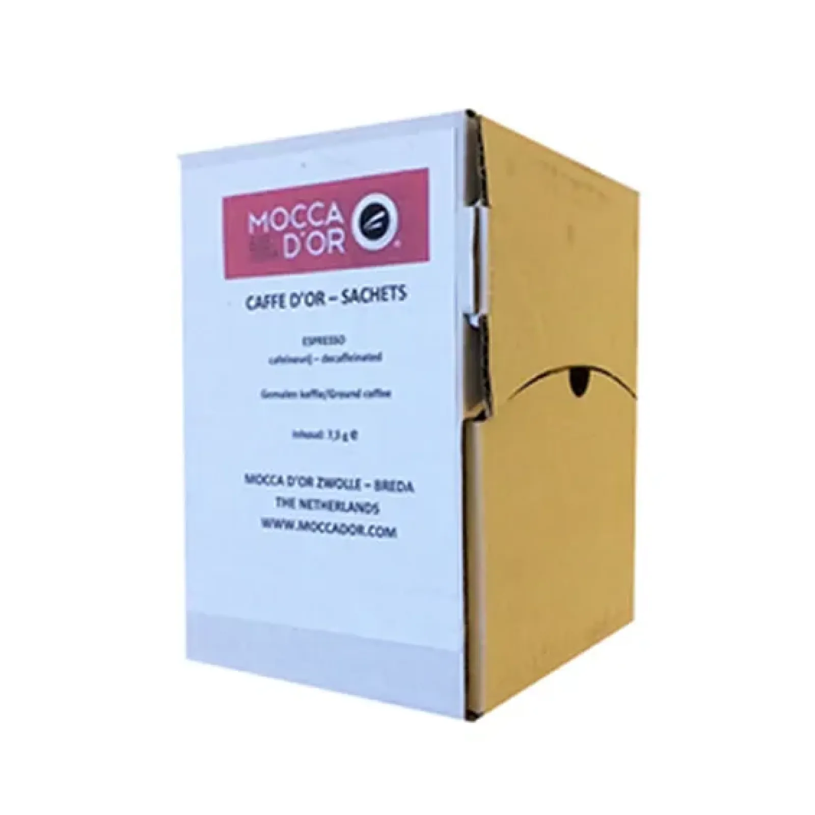 Mocca d'Or Mocca d’or Caffe d’or decafe sachets espresso koffie (50x 7.5gr) Outlet