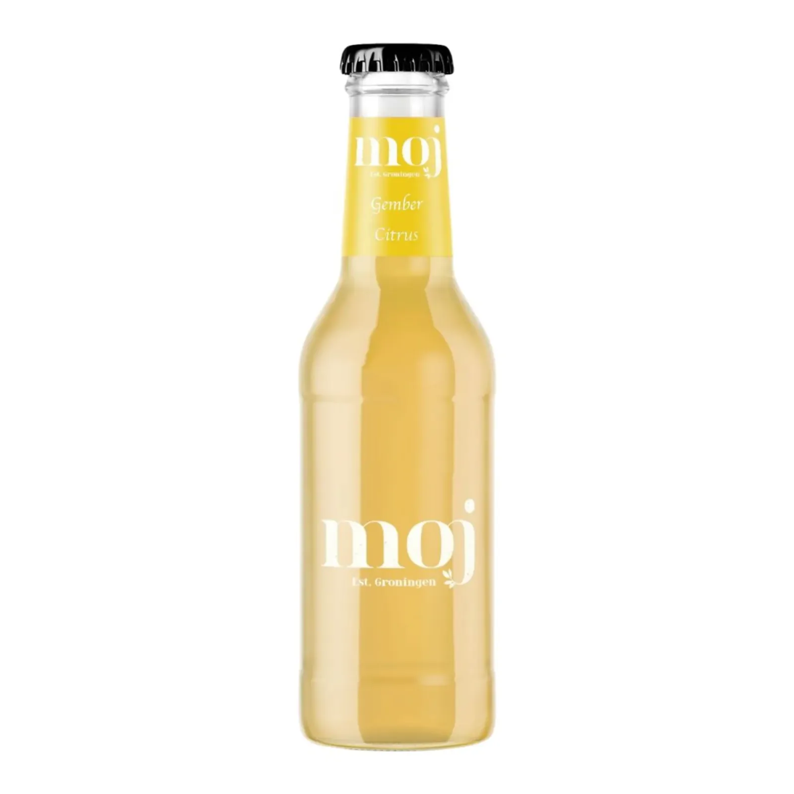 Moj BIO Gember-Citrus Lemonade Glazen flesje (12x 0.2 liter) Outlet