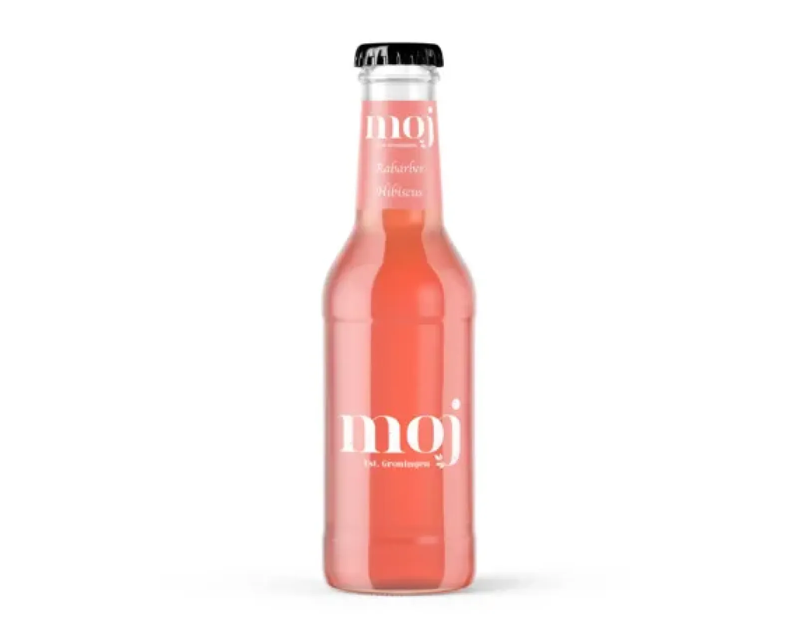 Moj Rabarber Hibiscus Glas(12x 20cl)