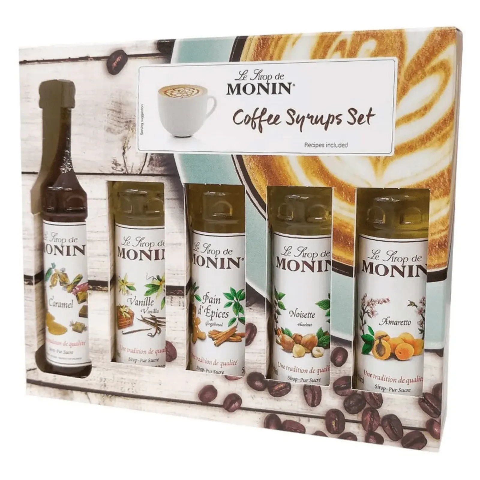Monin Koffie Set 50Ml (12X 5 Stuks) Best