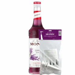 Monin Siroop Lavendel (70 cl) + Siroop Pompje (10Ml) Clearance