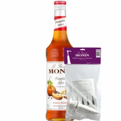 Monin Siroop Pumpkin Spice (70 cl) + Siroop Pompje (10Ml) Best