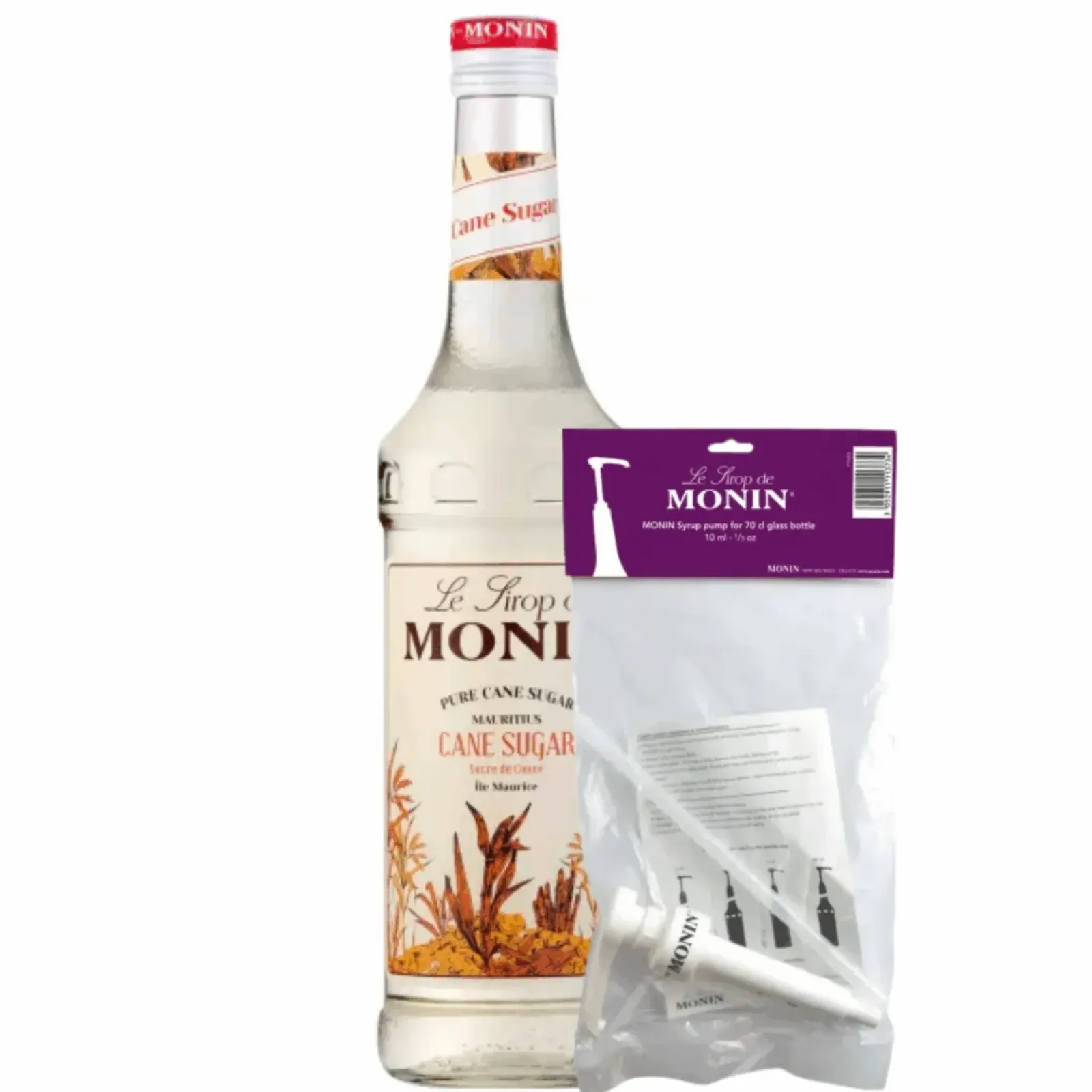 Monin Siroop Rietsuiker (70 cl) + Siroop Pompje (10Ml) Sale