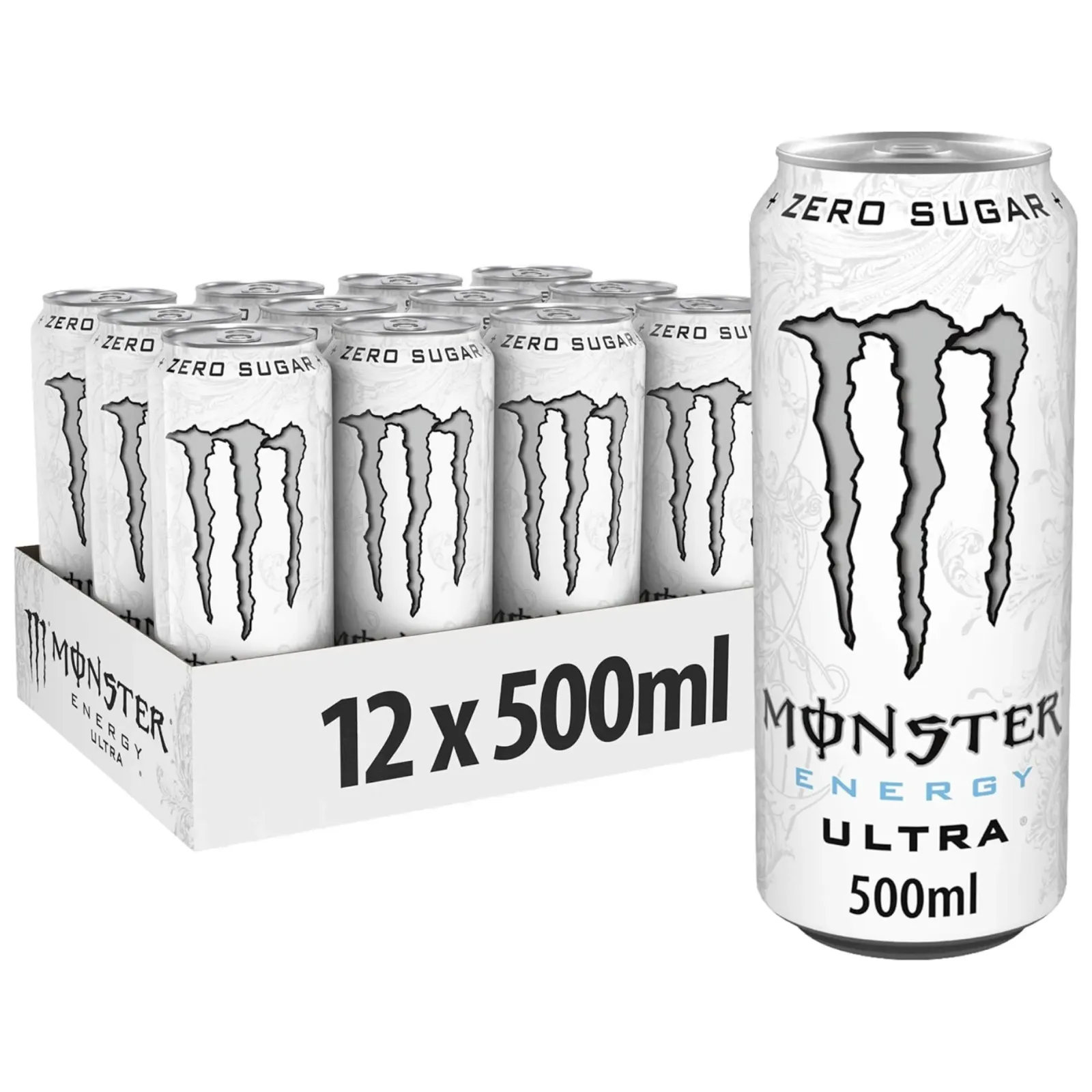 Monster Energy Ultra White Blik (12x 500ml) Outlet
