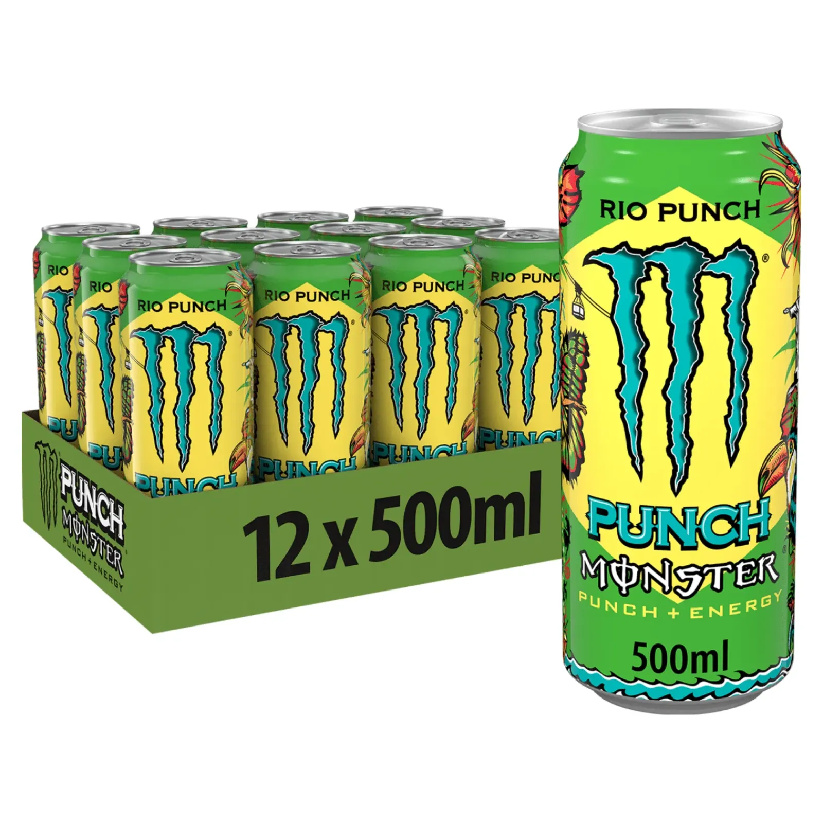 Monster Juiced Rio Punch Blik (12x 500ml) Clearance