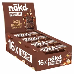 Nakd Protein Cocoa Hazelnut (16x 45g) New