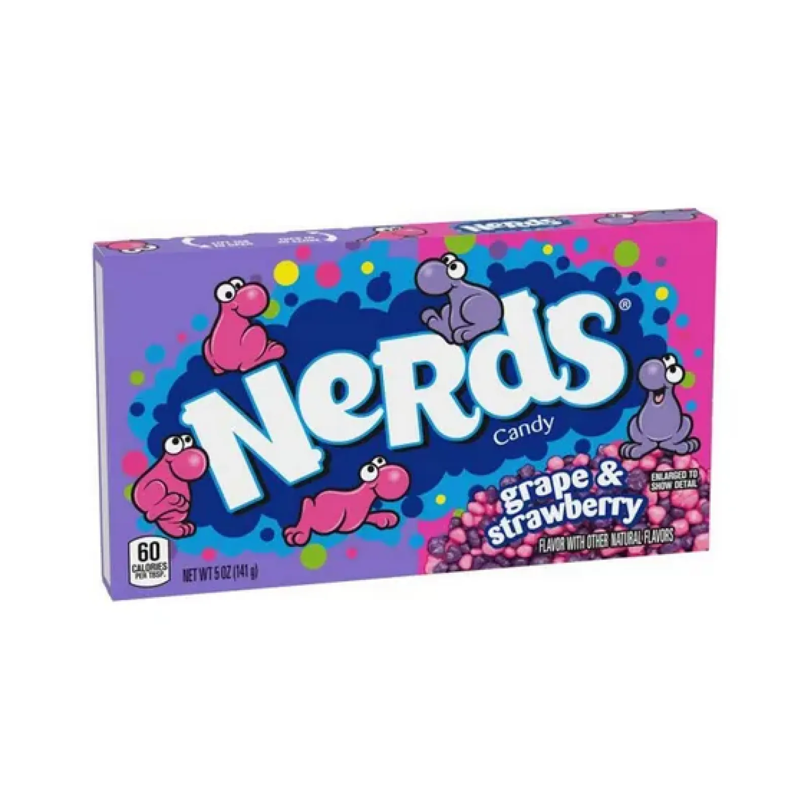 Nerds grape & strawberry theatre box (12x 141gr) Outlet