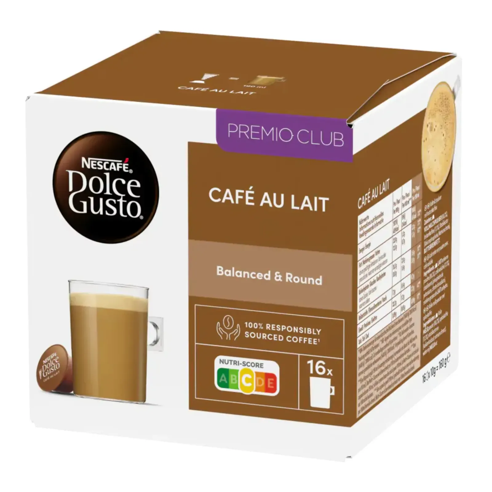 Nescafe Dolce Gusto Café Au Lait (3x 16 cups) Online
