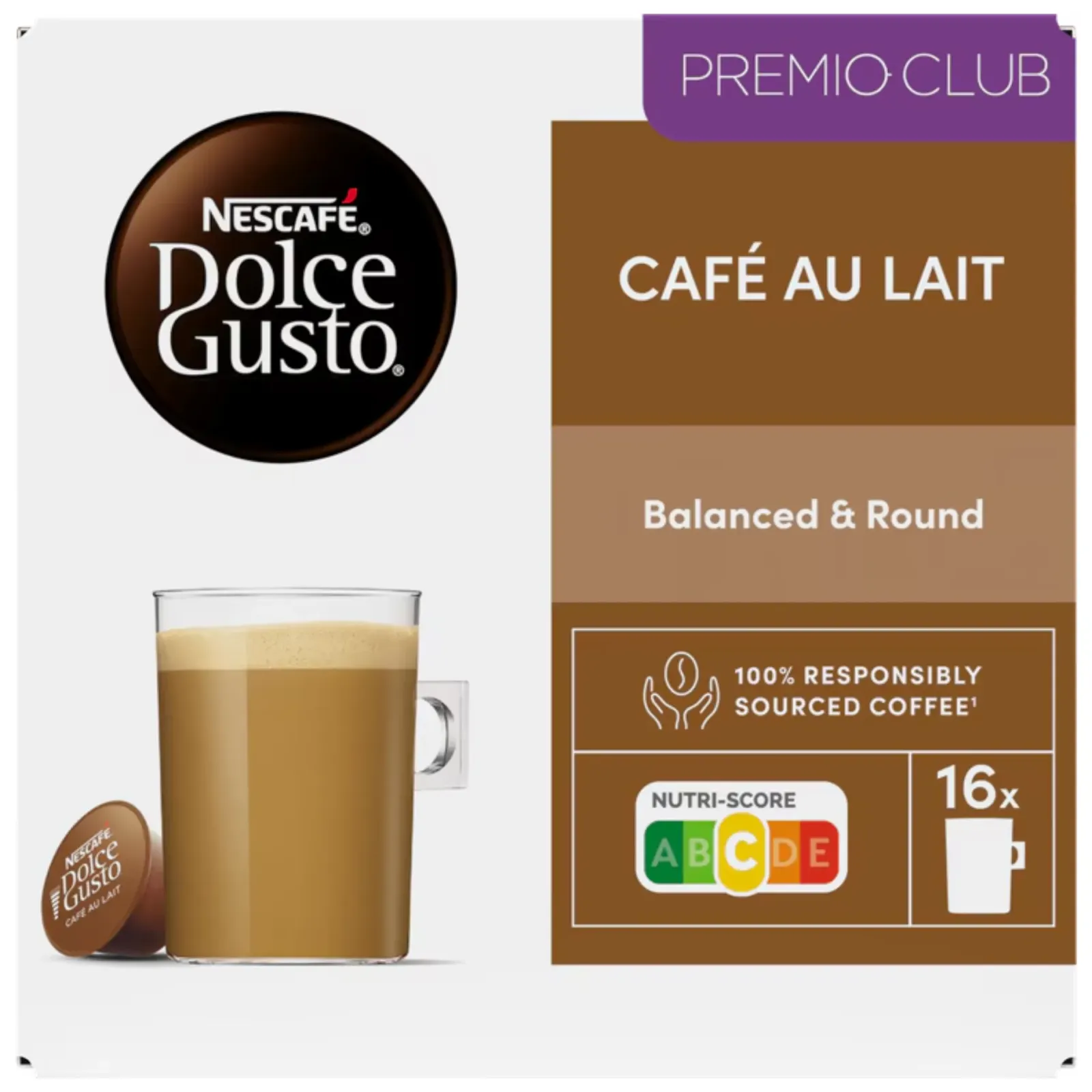 Nescafe Dolce Gusto Café Au Lait (3x 16 cups) Online
