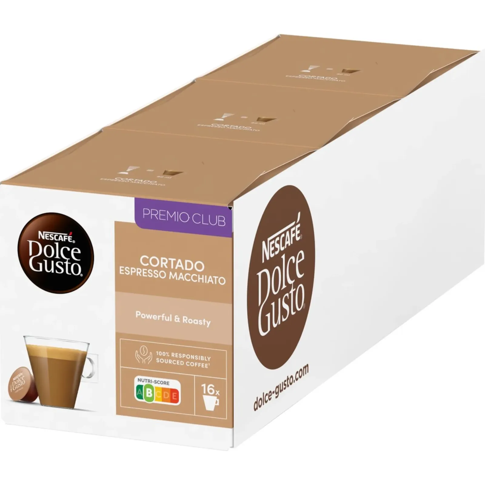 Nescafe Dolce Gusto Cortado Espresso Macchiato (3x 16 cups) Clearance