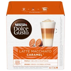 Nescafe Dolce Gusto Latte Macchiato Caramel (3x 16 cups) Sale